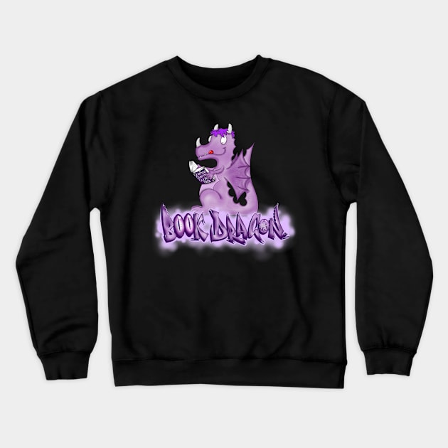 Book Dragon Crewneck Sweatshirt by ARTHE